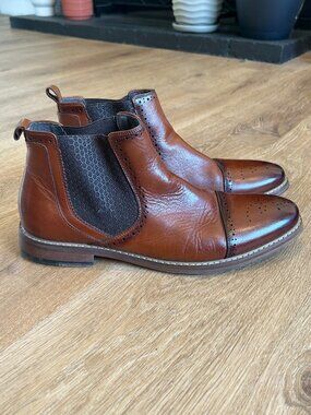 STACY ADAMS S 10.5M The Alomar Chelsea boots in Cognac M